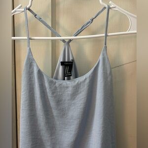 Blue tank top body suit Forever 21 size medium